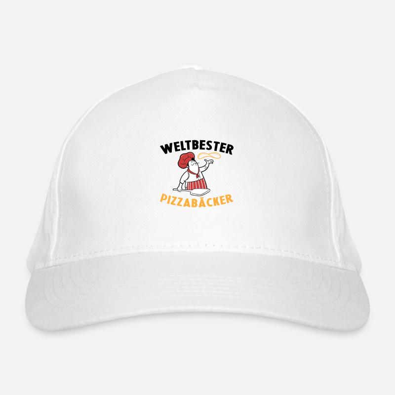 Weltbester Pizzabäcker Pizza Geschenkidee Kochen Bio-Baseballkappe