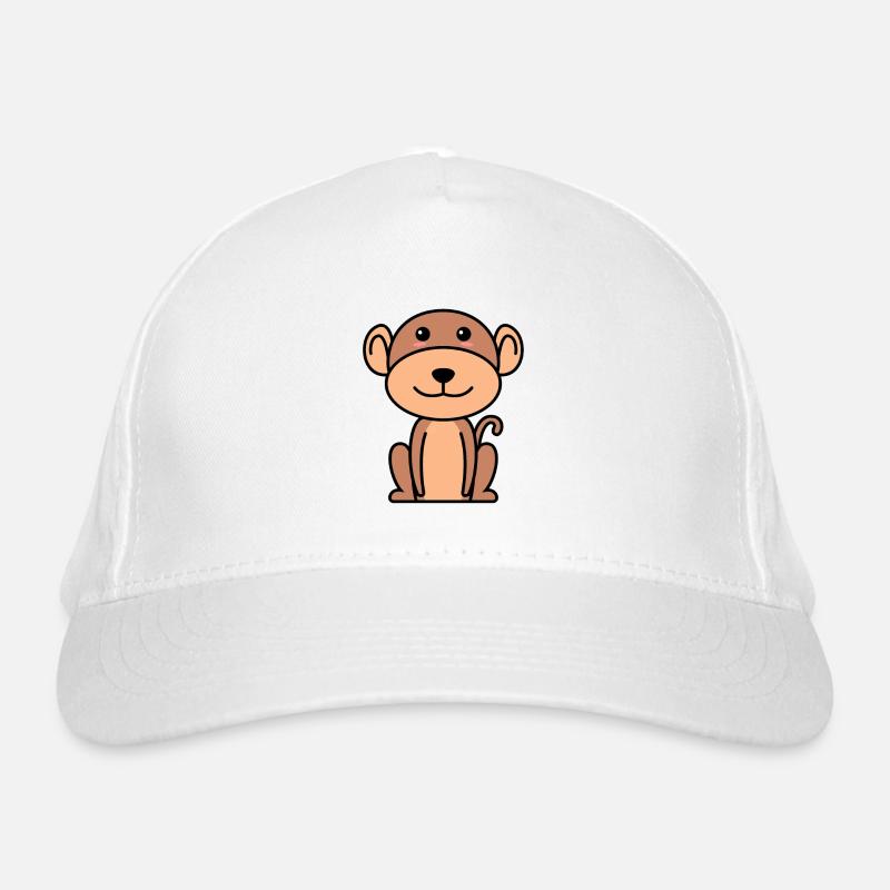 Singe animal comique Casquette classique bio