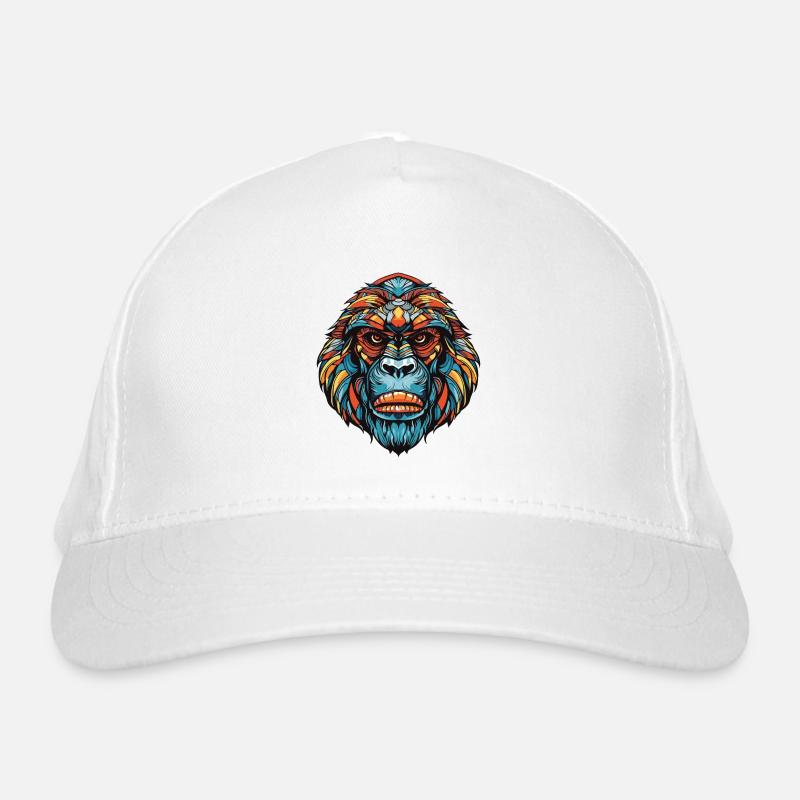 Portrait de gorille Casquette classique bio