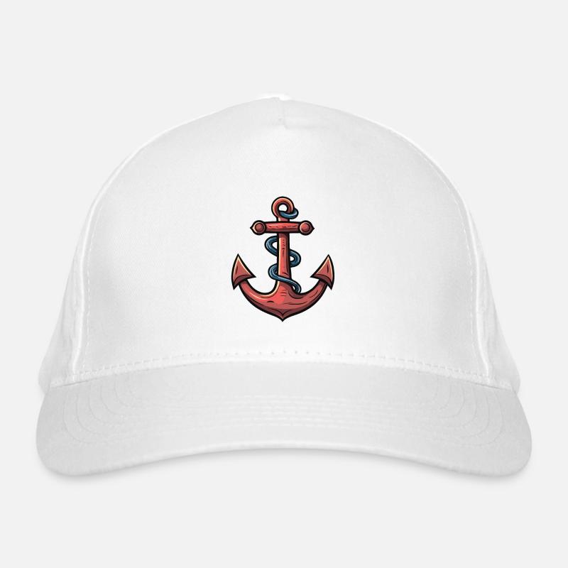 Anker Symbol Hafen Bio-Baseballkappe