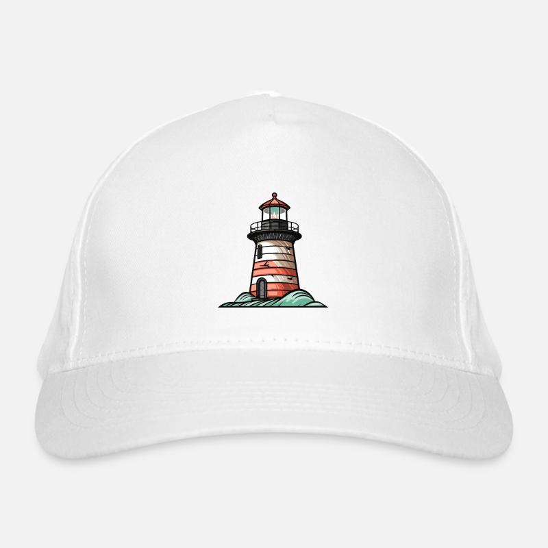 Lighthouse Coast Icon Organic Baseball Cap