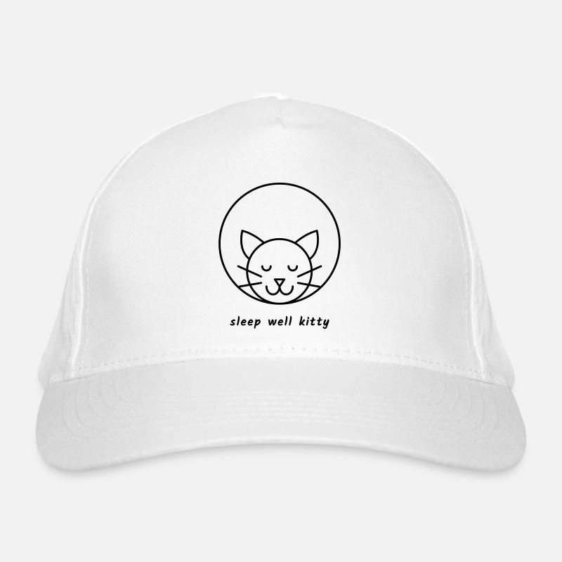 Sleep well kitty Bio-Baseballkappe