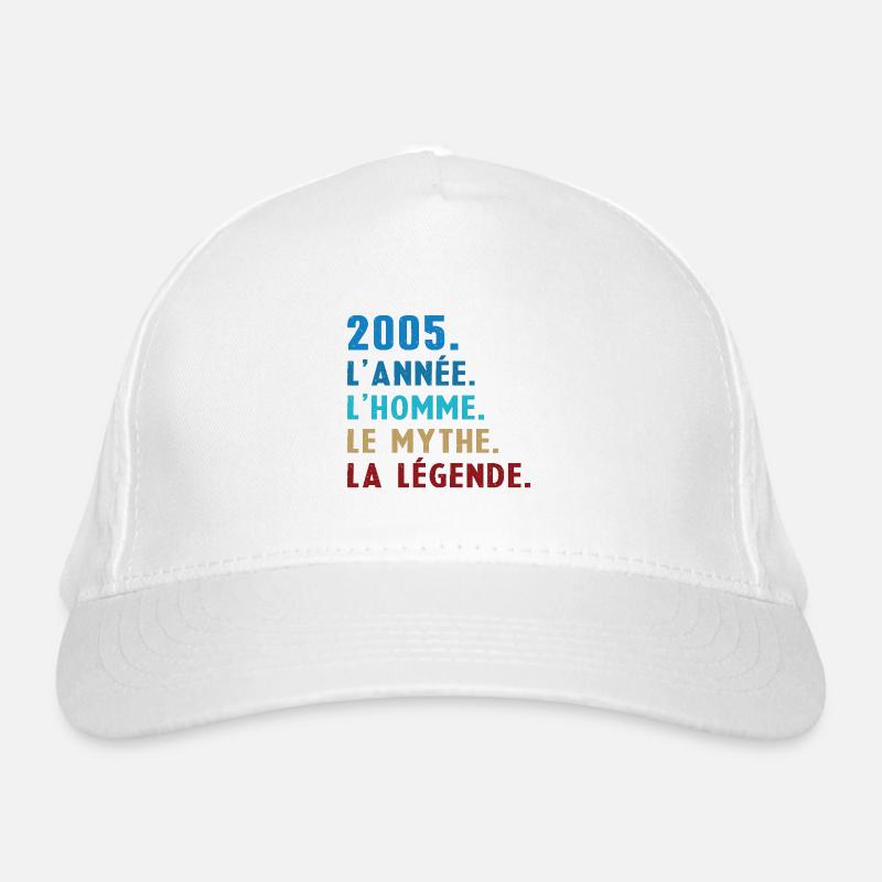 2005 Year Man Myth Legend Organic Baseball Cap