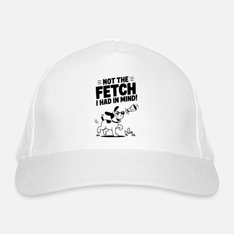 Fetching sticks with plastic bag Organic Baseball Cap