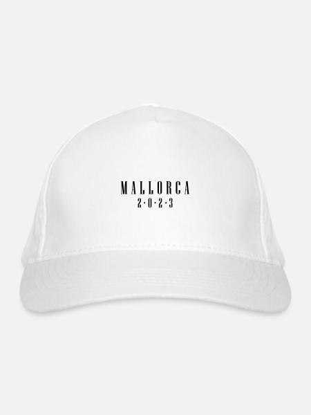 Majorque 2023 - Casquette classique bio - blanc - Devant