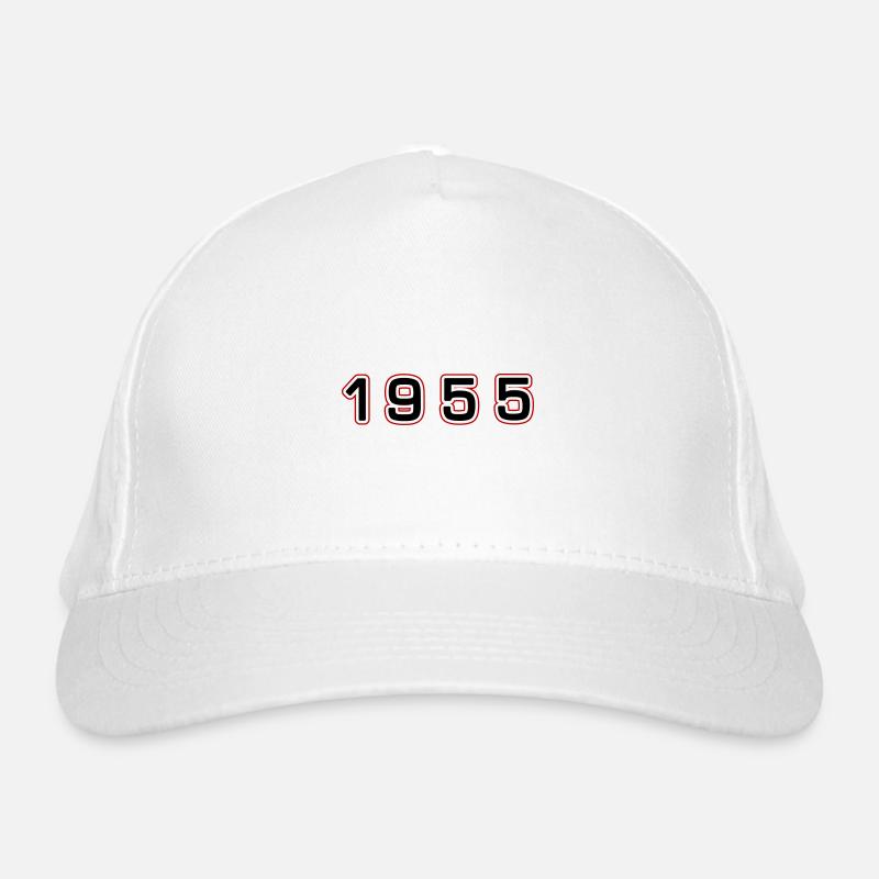 1955 Year Number Organic Baseball Cap