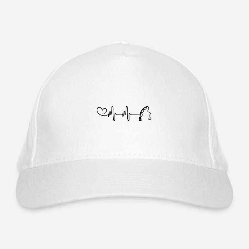 Battement de cœur de canne à pêche Casquette classique bio
