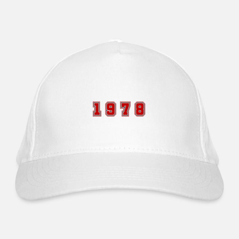 Numéro de l’année 1978 Casquette classique bio