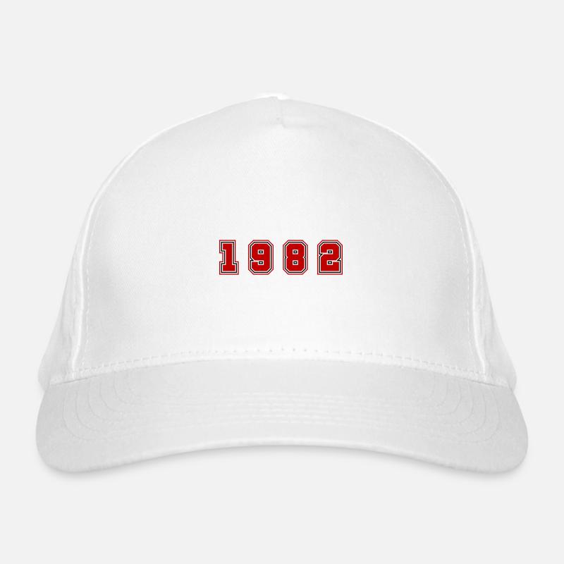 Numéro de l’année 1982 Casquette classique bio