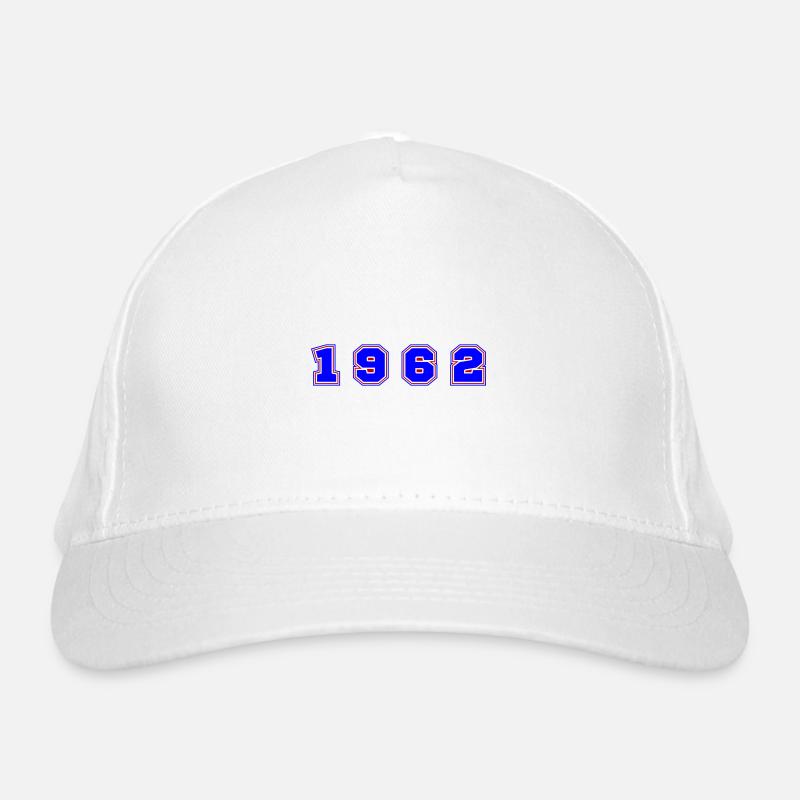 1962 Year Number Organic Baseball Cap