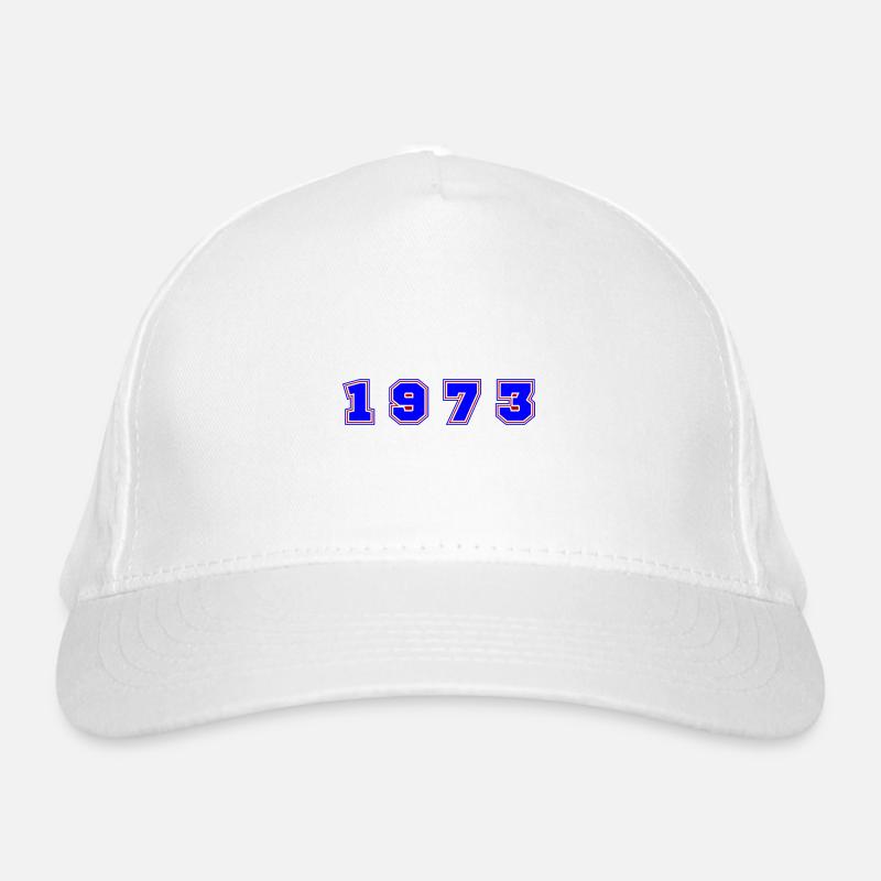 1973 Year Number Organic Baseball Cap