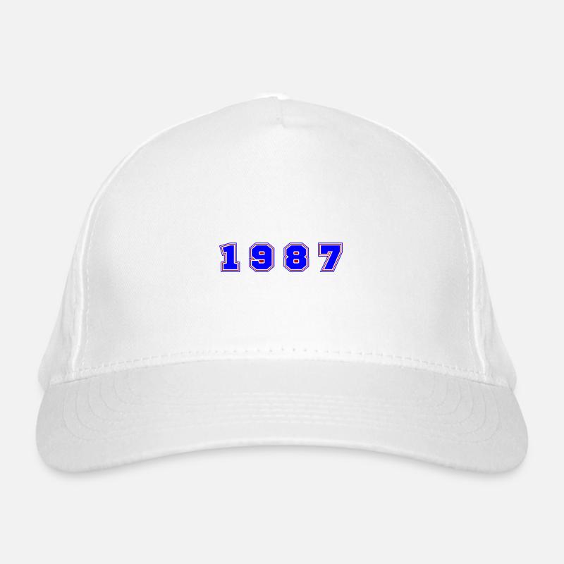 Numéro de l’année 1987 Casquette classique bio