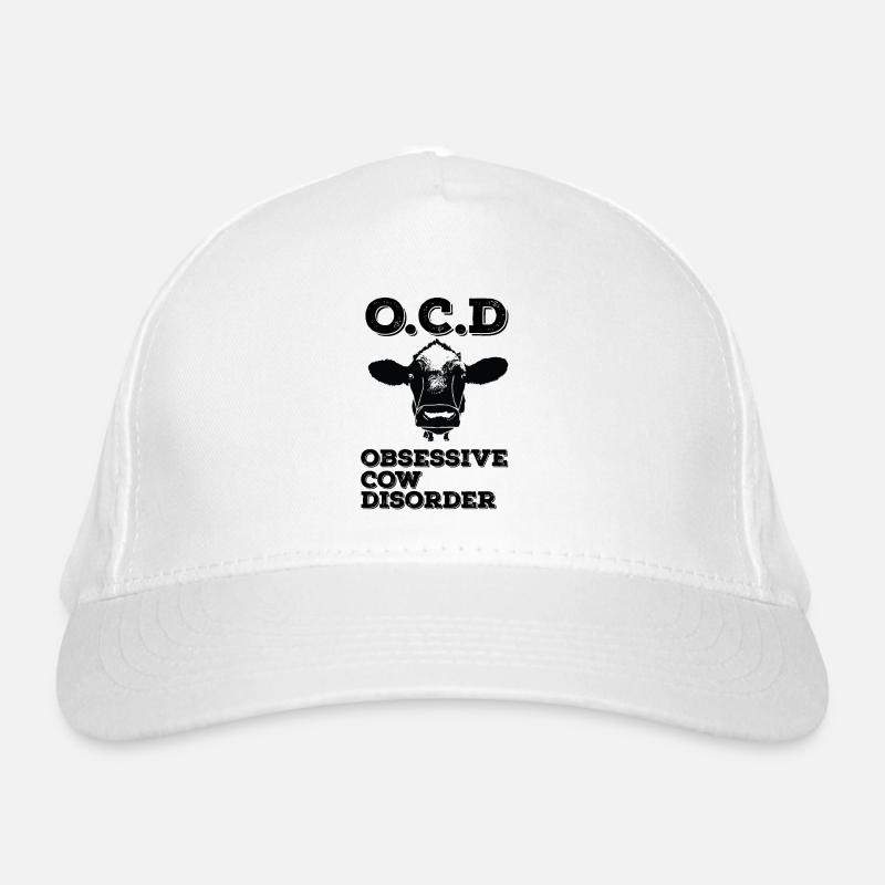 Cow Obsessive Cow Disorder Organic Baseball Cap