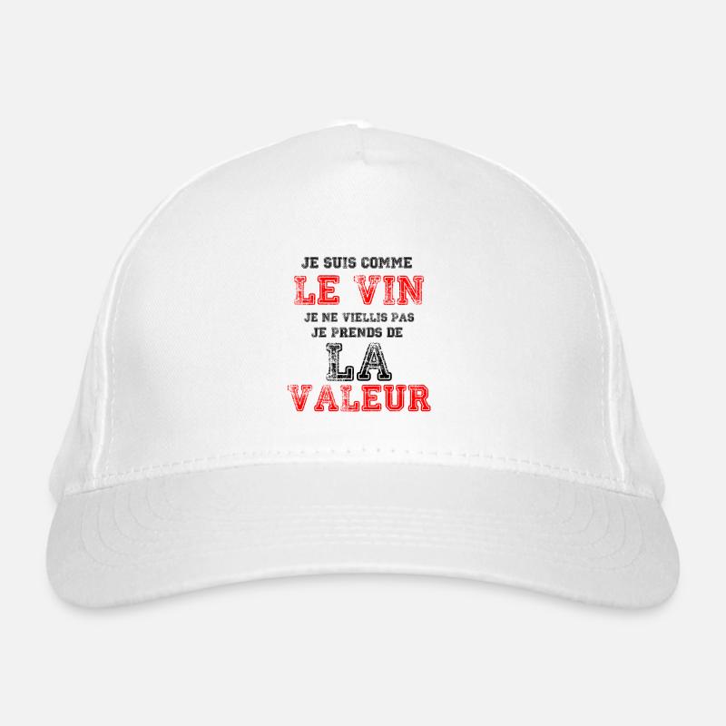 Je Suis Comme Le Vin Casquette classique bio