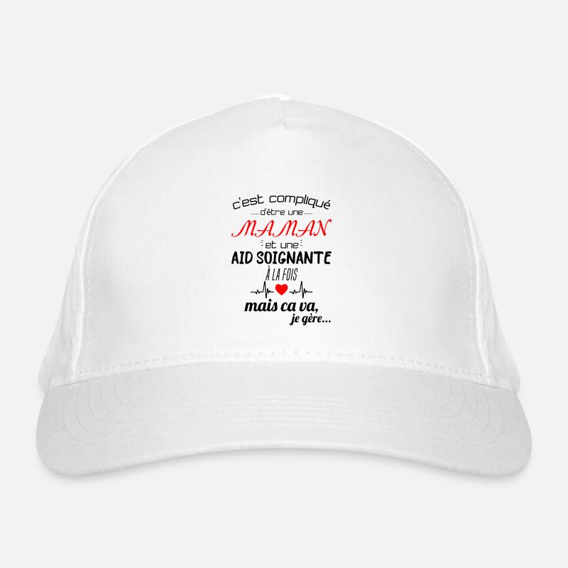 pas parfaite aide-soignante;cadeau aide soignante Casquette classique bio