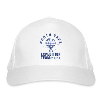 North cape north nordkapp - Organic Baseball Cap - white - Front
