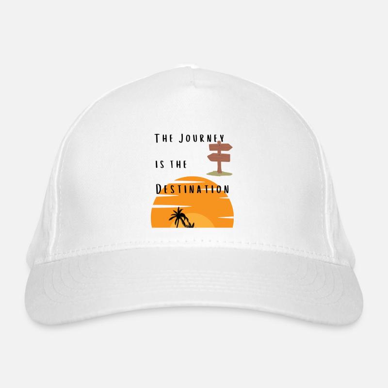 Le voyage est la destination Casquette classique bio