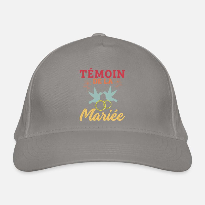 Témoin de la mariée Mariage copines evjf Equipe Casquette classique bio