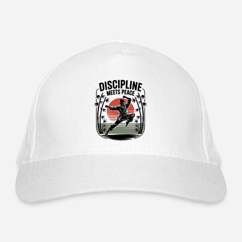 Discipline Meets Peace Organic Baseball Cap