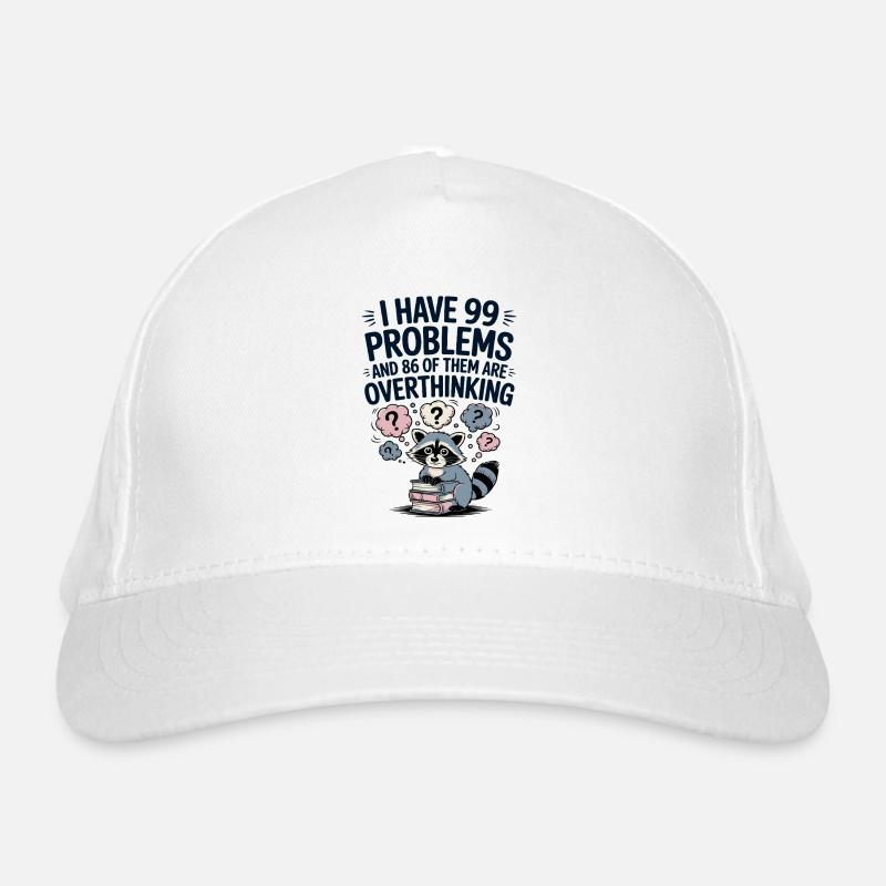 Drôle de raton laveur j’ai 99 problèmes Casquette classique bio