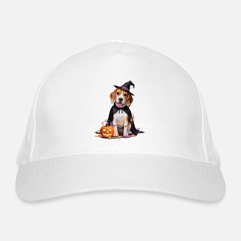 Beagle Hund Halloween Bio-Baseballkappe