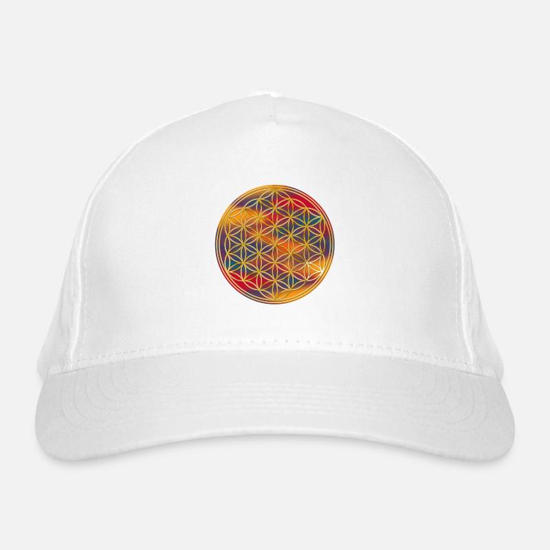 Fleur de vie | Fleur de vie | Or coloré 2 Casquette classique bio