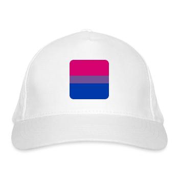 BI [flag].png - Bio-Baseballkappe - Weiß - Vorne