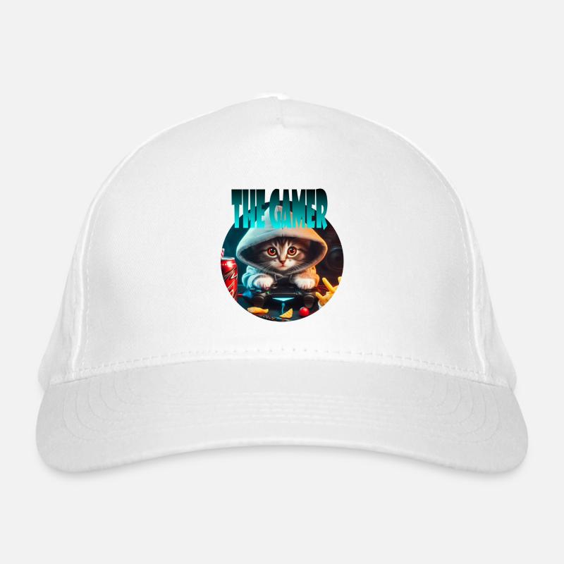 Chat Gamer Casquette classique bio