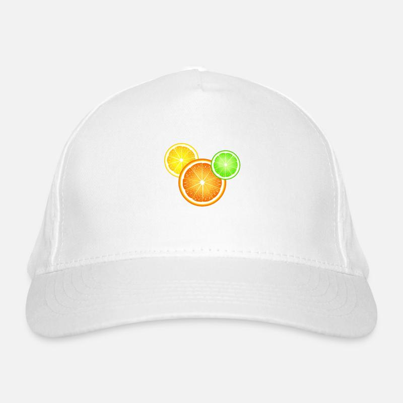 Agrumes Orange Citron Citron Lime Casquette classique bio