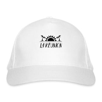 La Réunion 974 - Casquette classique bio - blanc - Devant