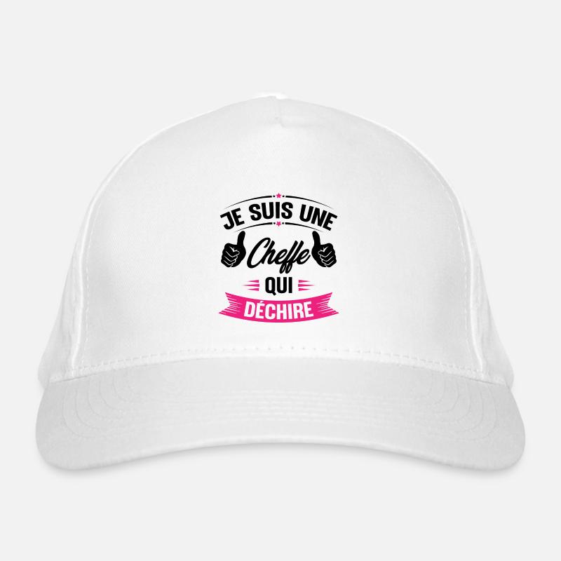 Je suis une cheffe qui déchire Casquette classique bio