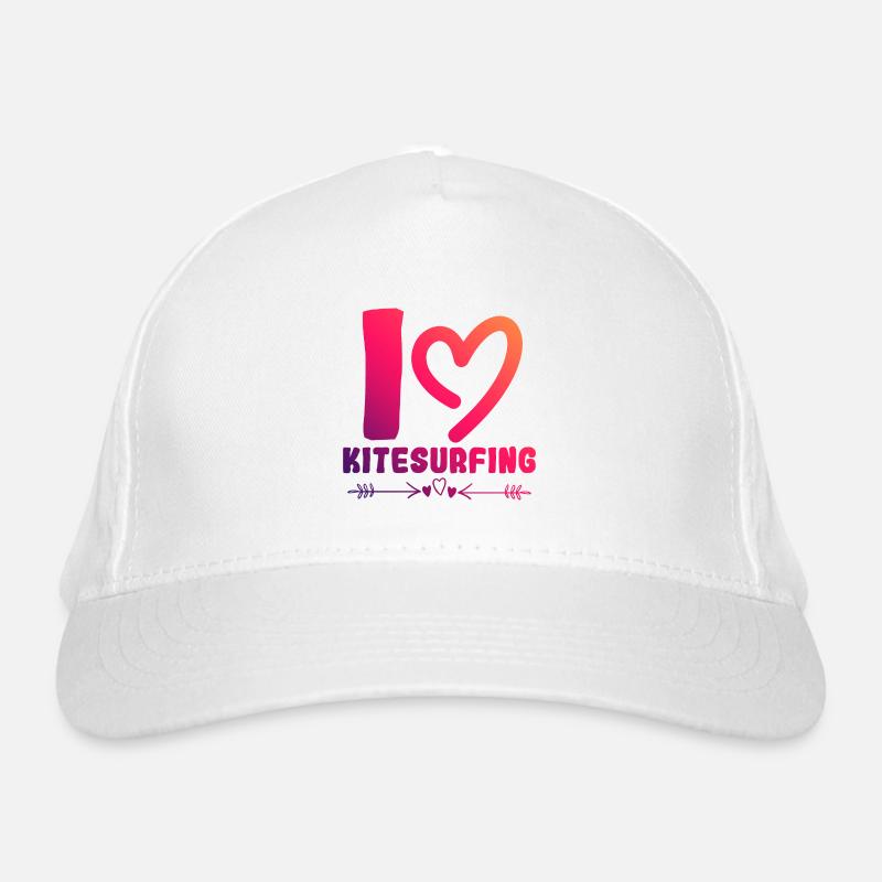 J’adore le kitesurf Casquette classique bio
