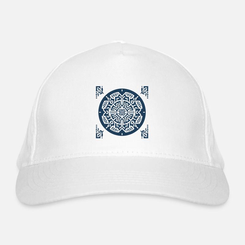 Ancient Greek Mandala 2 Organic Baseball Cap