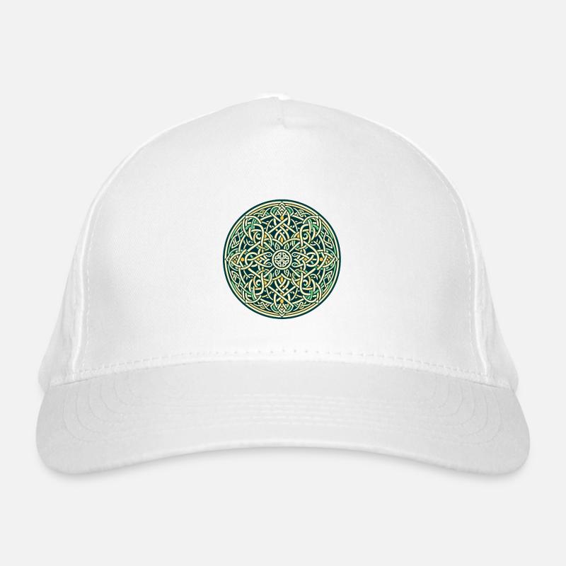 Entrelacs celtiques éternels Mandala Art 4 Casquette classique bio