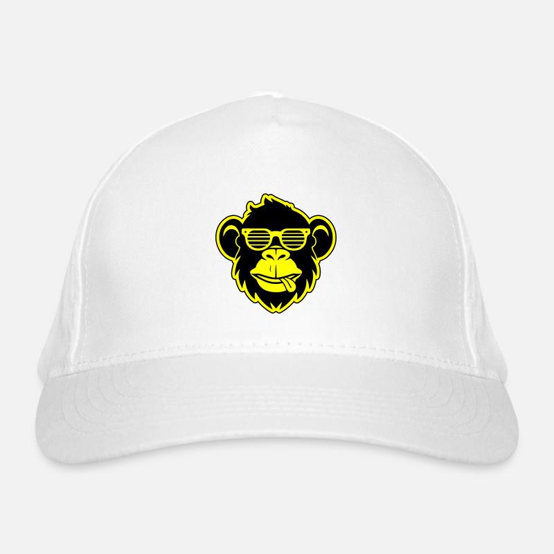Tête de singe lunettes de soleil Party Casquette classique bio