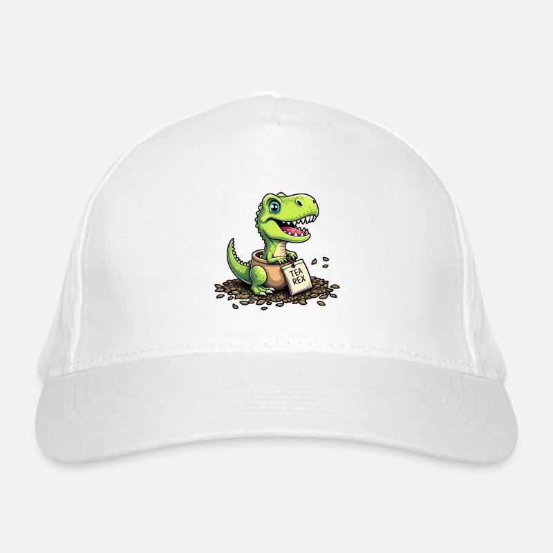 Tea Rex Dinosaurier Tee Bio-Baseballkappe