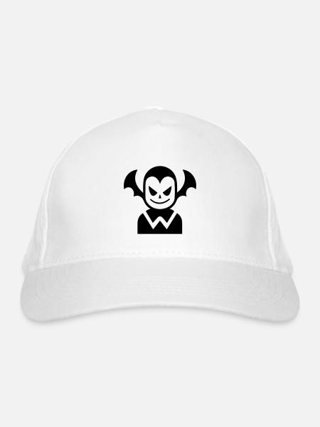Vampire - Casquette classique bio - blanc - Devant