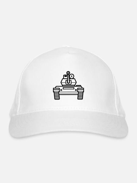tank - Organic Baseball Cap - white - Front
