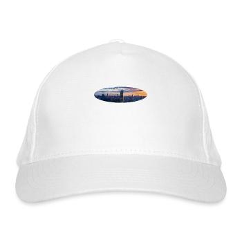 New York - Bio-Baseballkappe - Weiß - Vorne