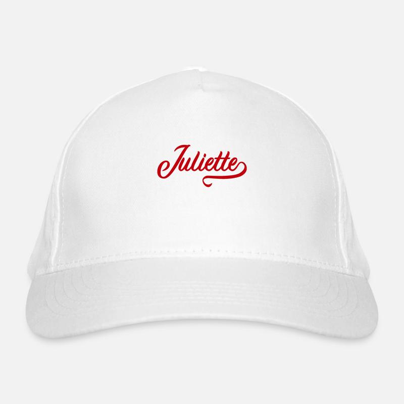 Juliette - Vorname Bio-Baseballkappe