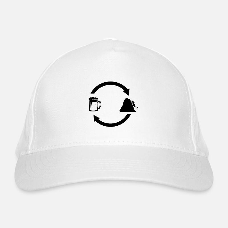Bier loading Pfeile und Klettern 1 - Bio-Baseballkappe