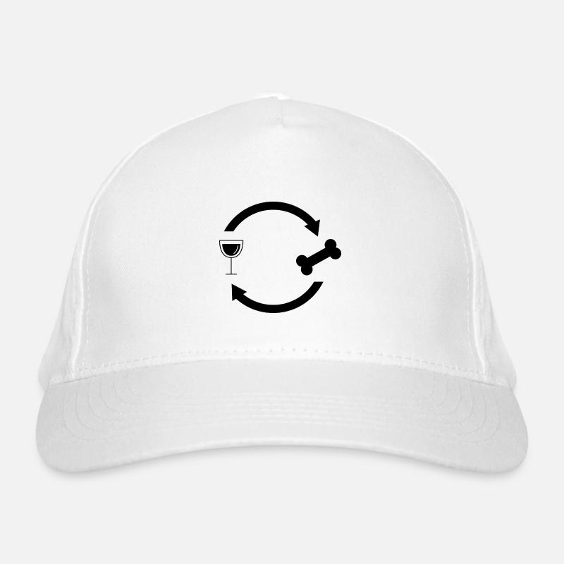 Wine load arrows and dog 4 - Organic Baseball Cap