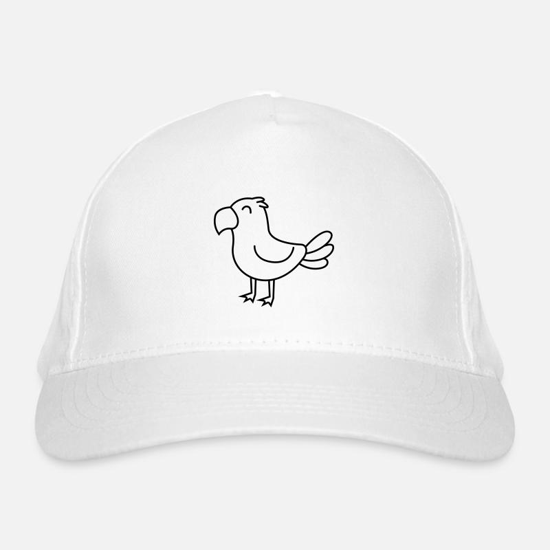 Parrot Comic Animal Organic Baseball Cap