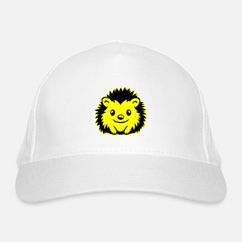 hérisson bande dessinée mignon Casquette classique bio