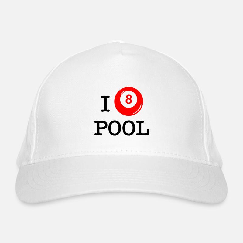 I love pool Organic Baseball Cap