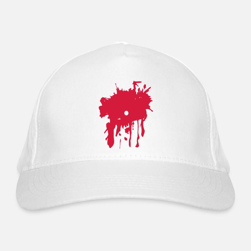 tache de sang pour tablier - Casquette classique bio - blanc