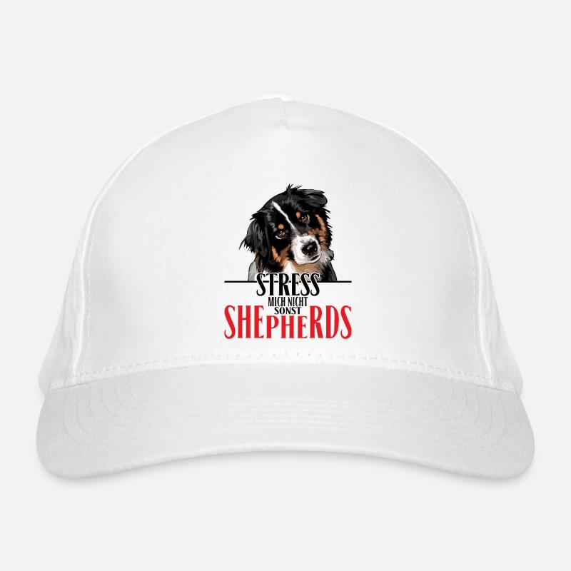 AUSTRALIAN SHEPHERD le stress ne me Casquette classique bio