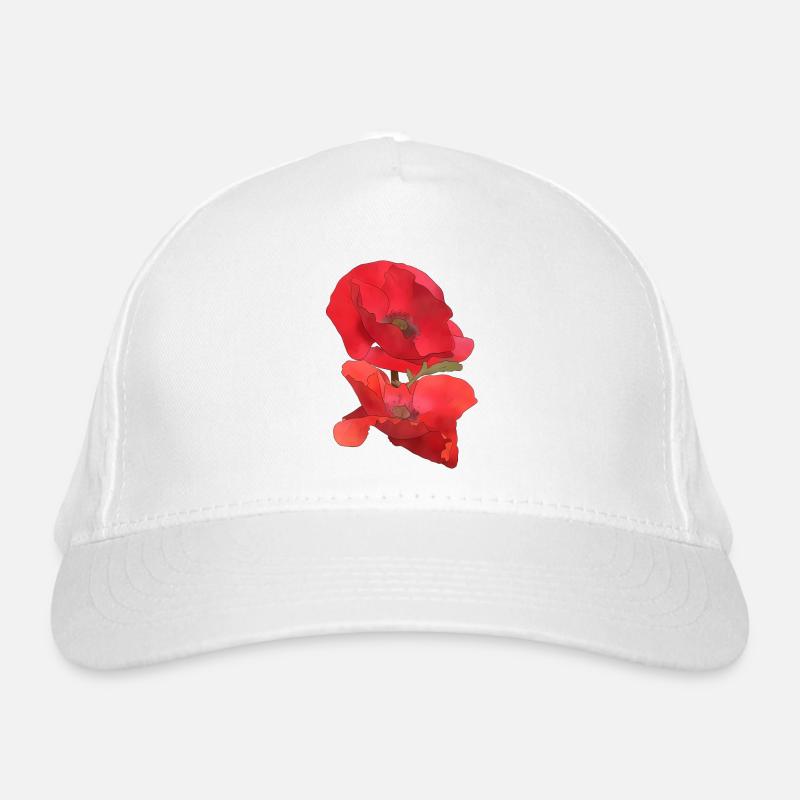 Mohn Bio-Baseballkappe