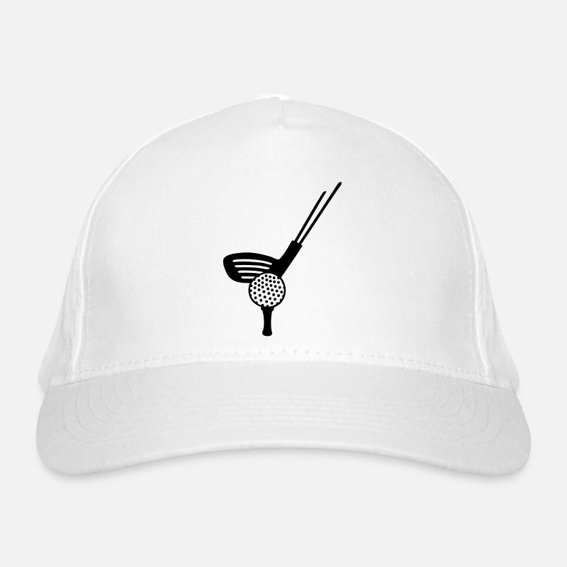 Golf - line - Bio-Baseballkappe - Weiß