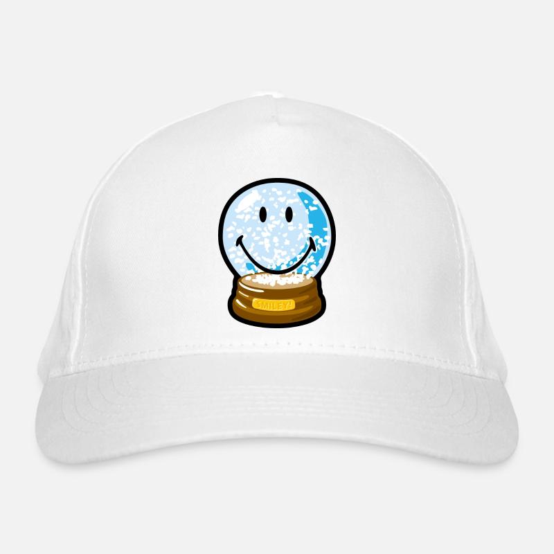 Smiley Snow Globe Casquette classique bio